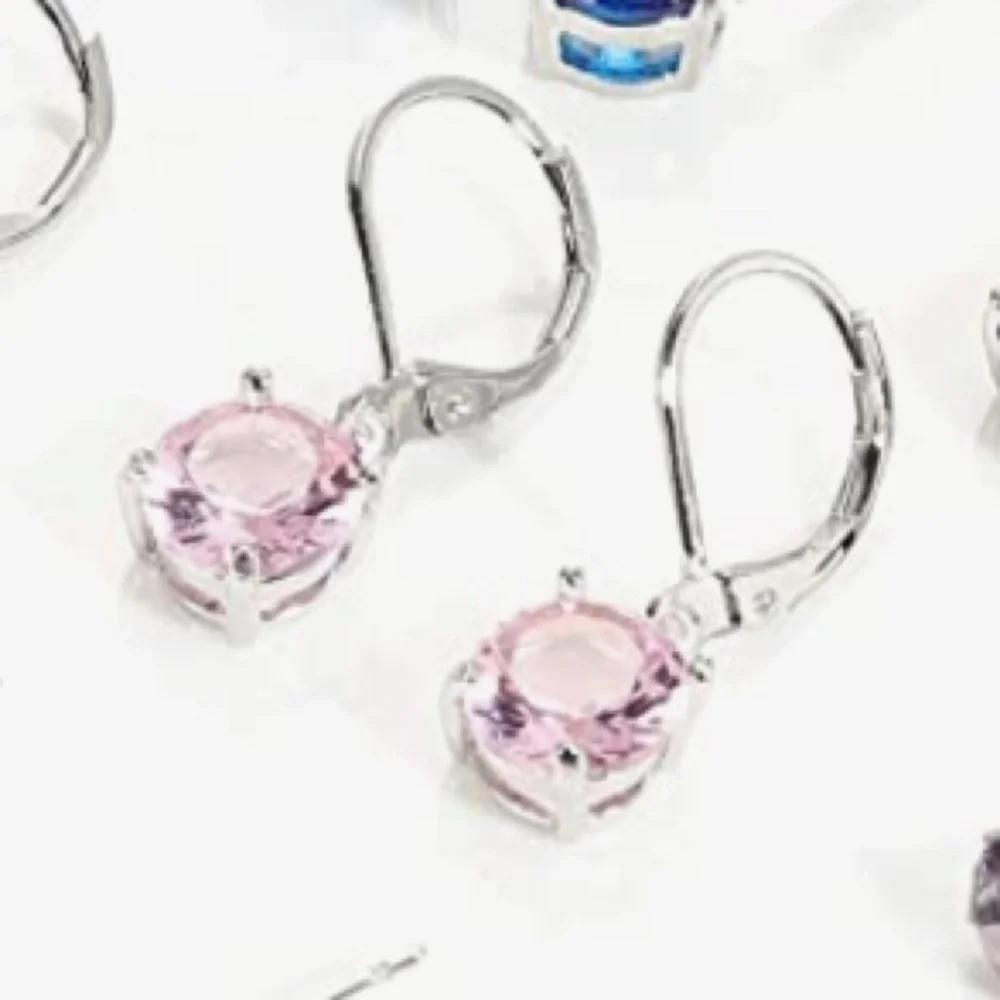 Set of 2 pairs of crystal earrings